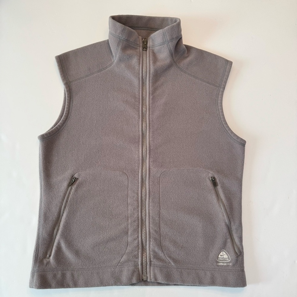 Nike ACG Vest Fleece Gray Medium Womens Outdoor